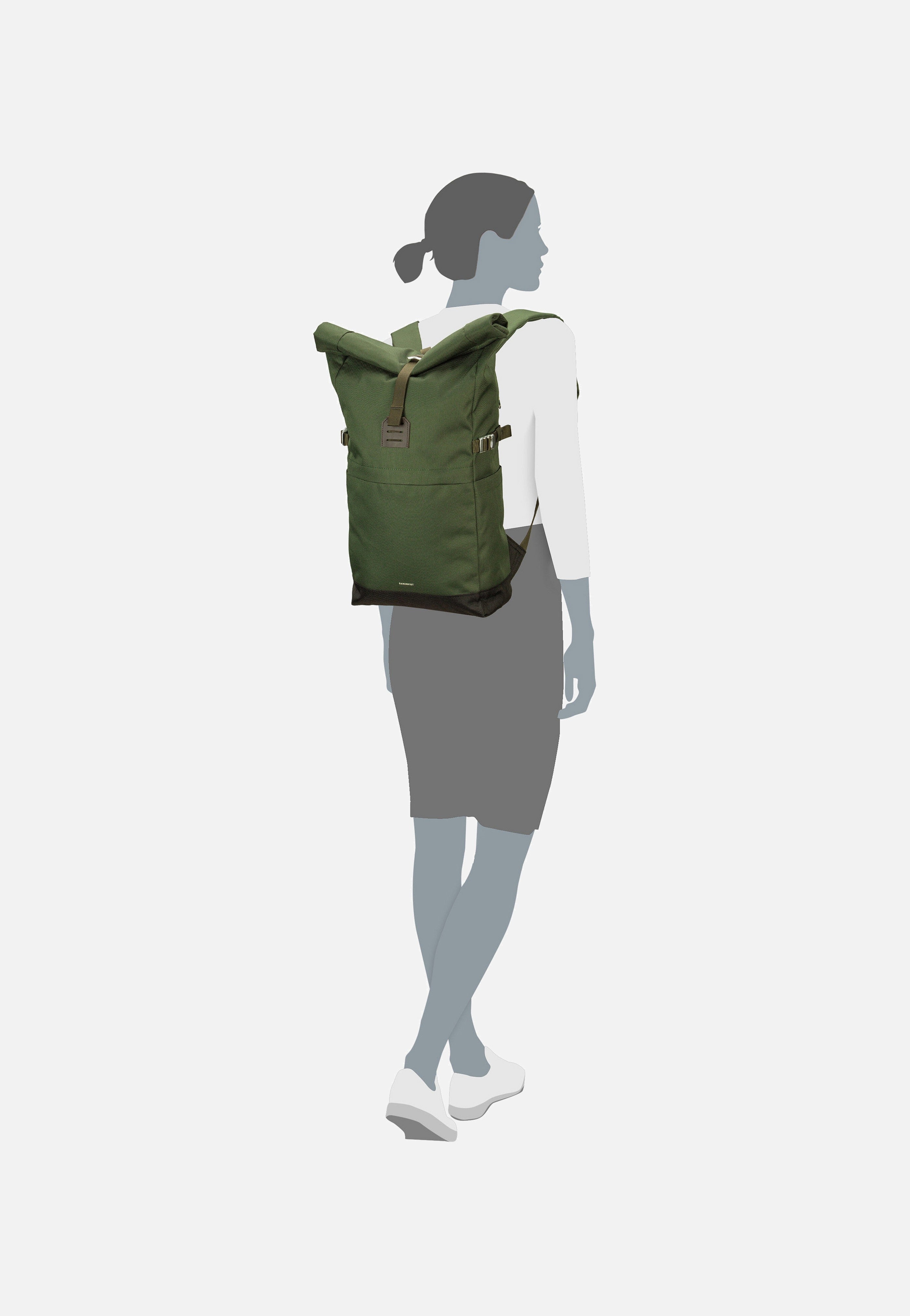Icon Rolltop BP M Dawn Green - Rolltop Rucksack