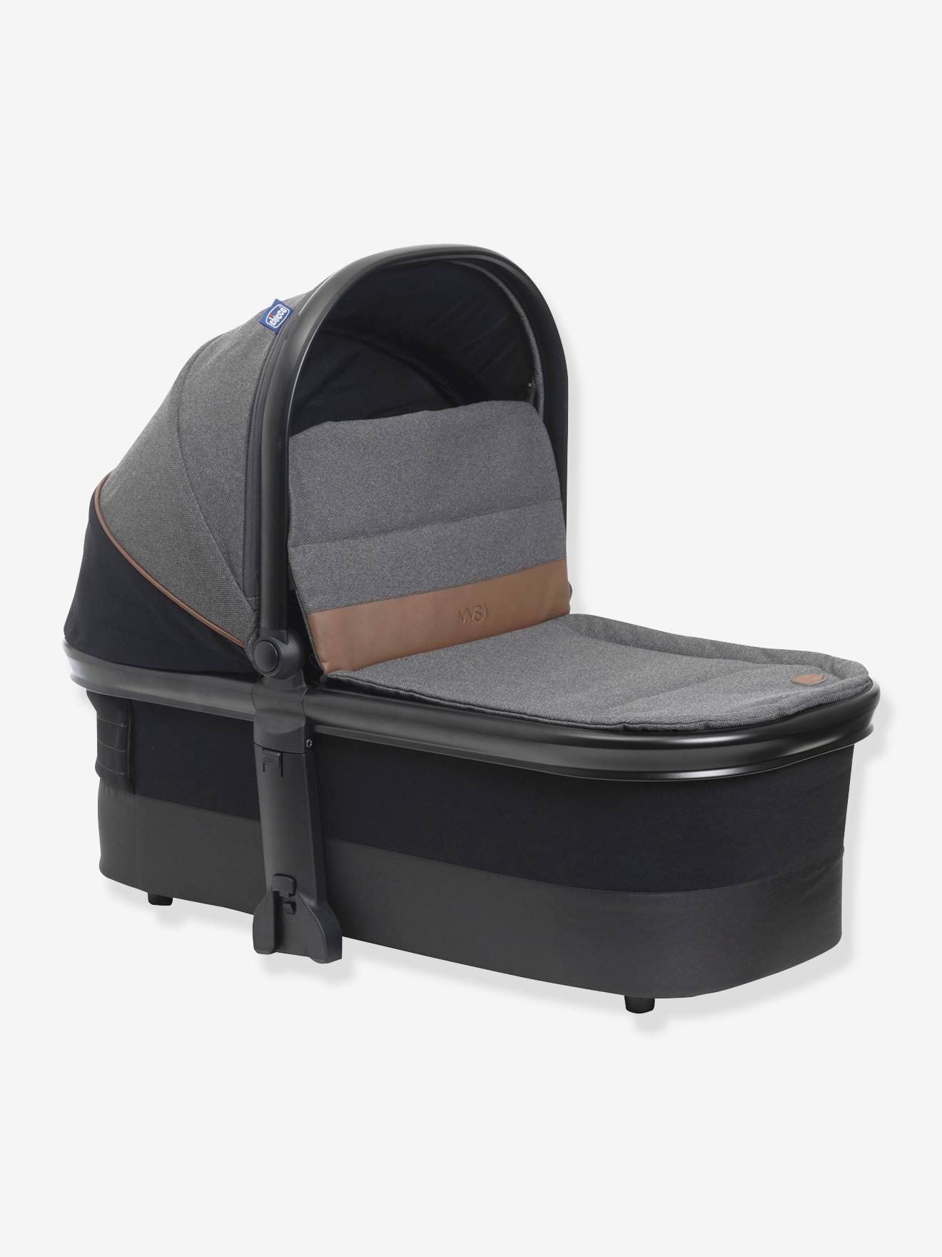 Carrinho de bebê Mysa Chicco cinza