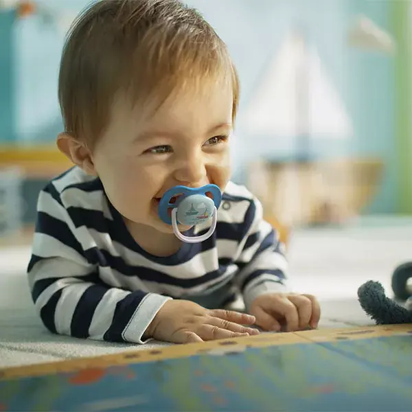 Chupeta Avent Ultra Air Unissex Love Pap para bebês de 6 a 18 meses, pacote com 2 unidades
