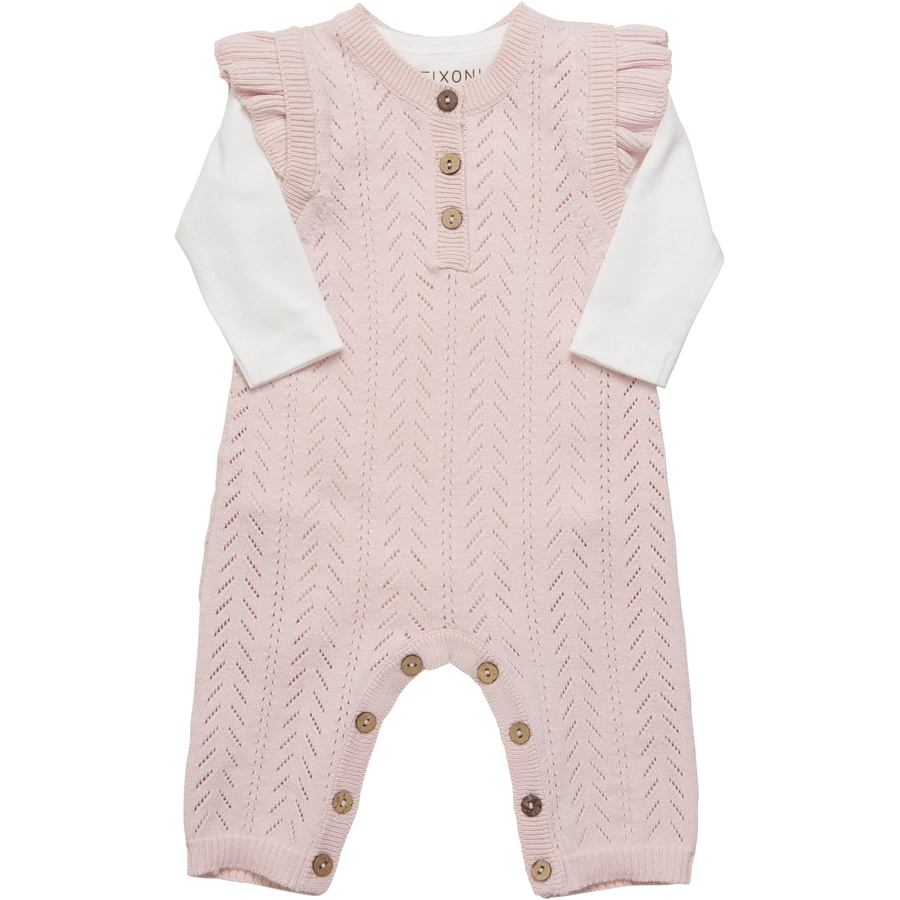 Pippi Set Body & Knit Romper Magano Calcite