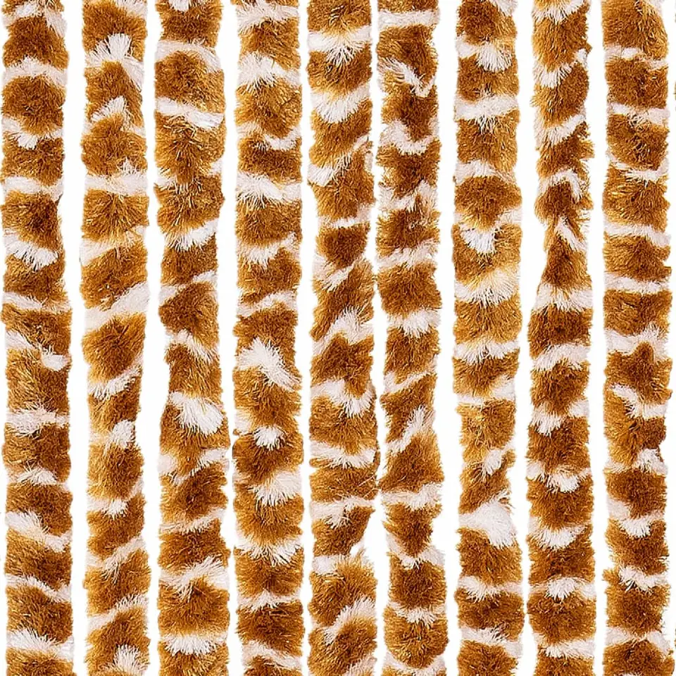 vidaXL - Deurgordijn - Geel - Polypropyleen - 100 x 220 cm