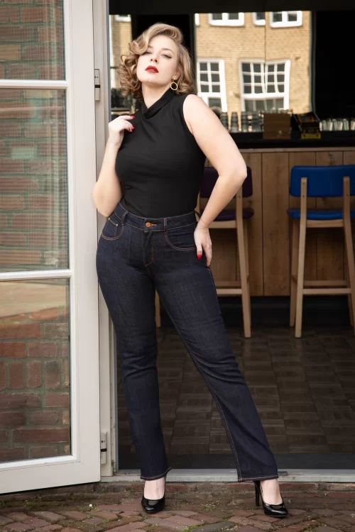 Rock-a-Booty Mimi jeans in blauw