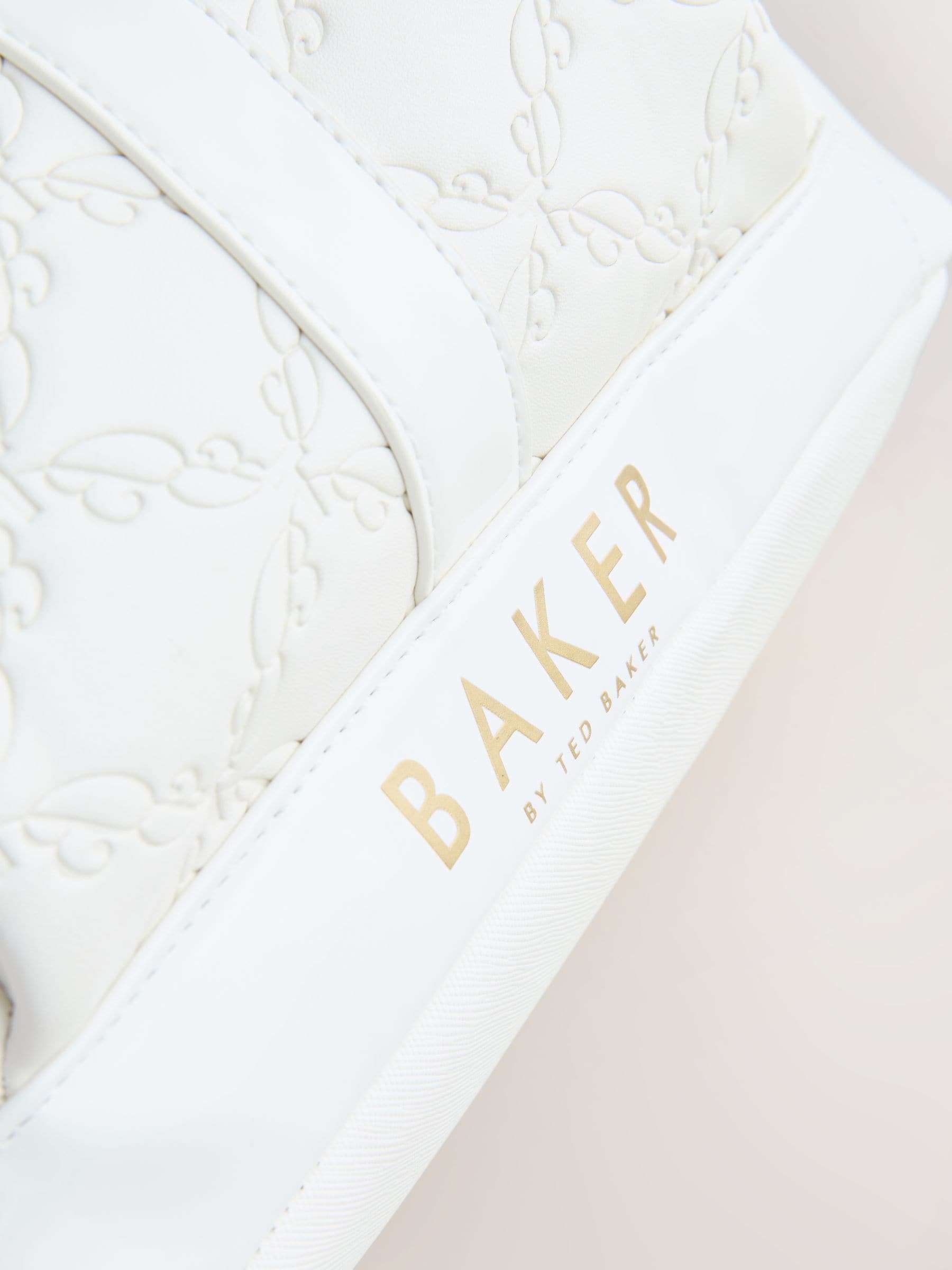 Gebroken wit - Baker by Ted Baker Rugzak met reliëf en strik voor meisjes, voor de Back to School collectie