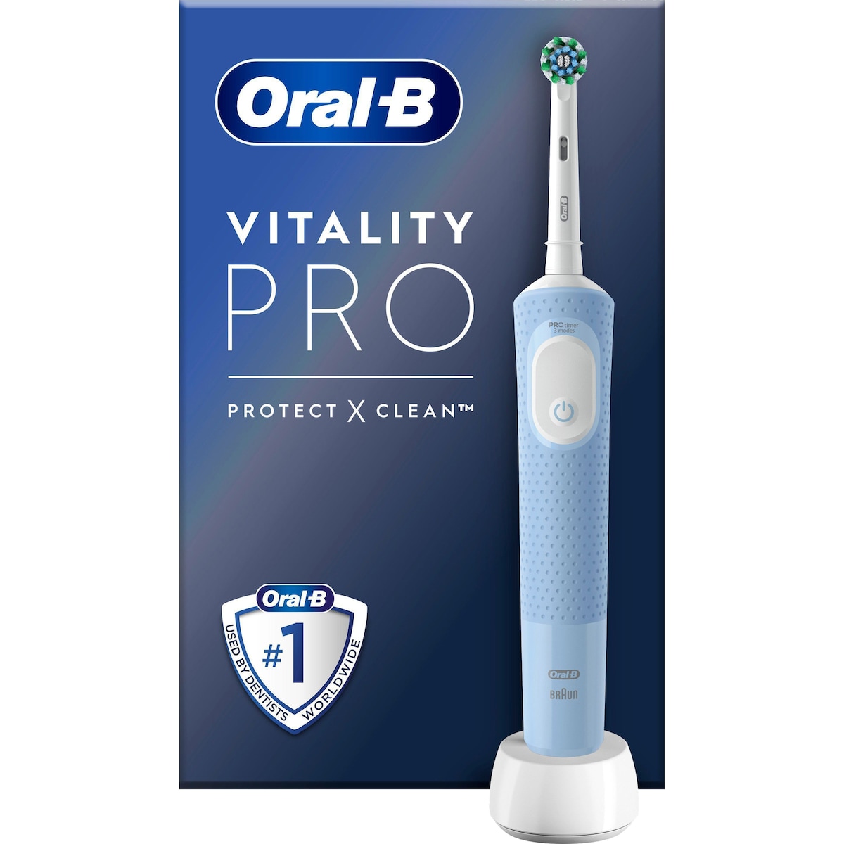 Oral-B Vitality Pro elektrisk tannbørste 446392 (lyseblå)