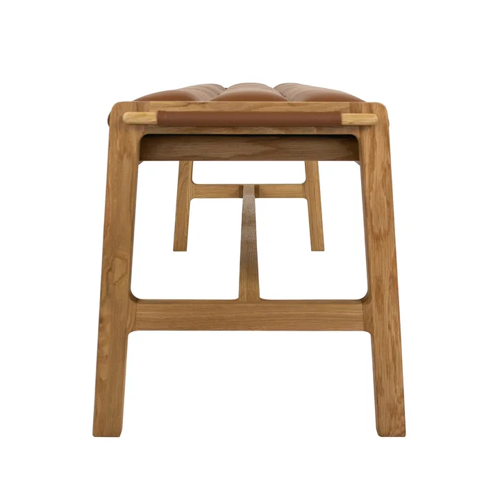 Studio Zondag - Leef Bank 140 cm, Eiche / cognac