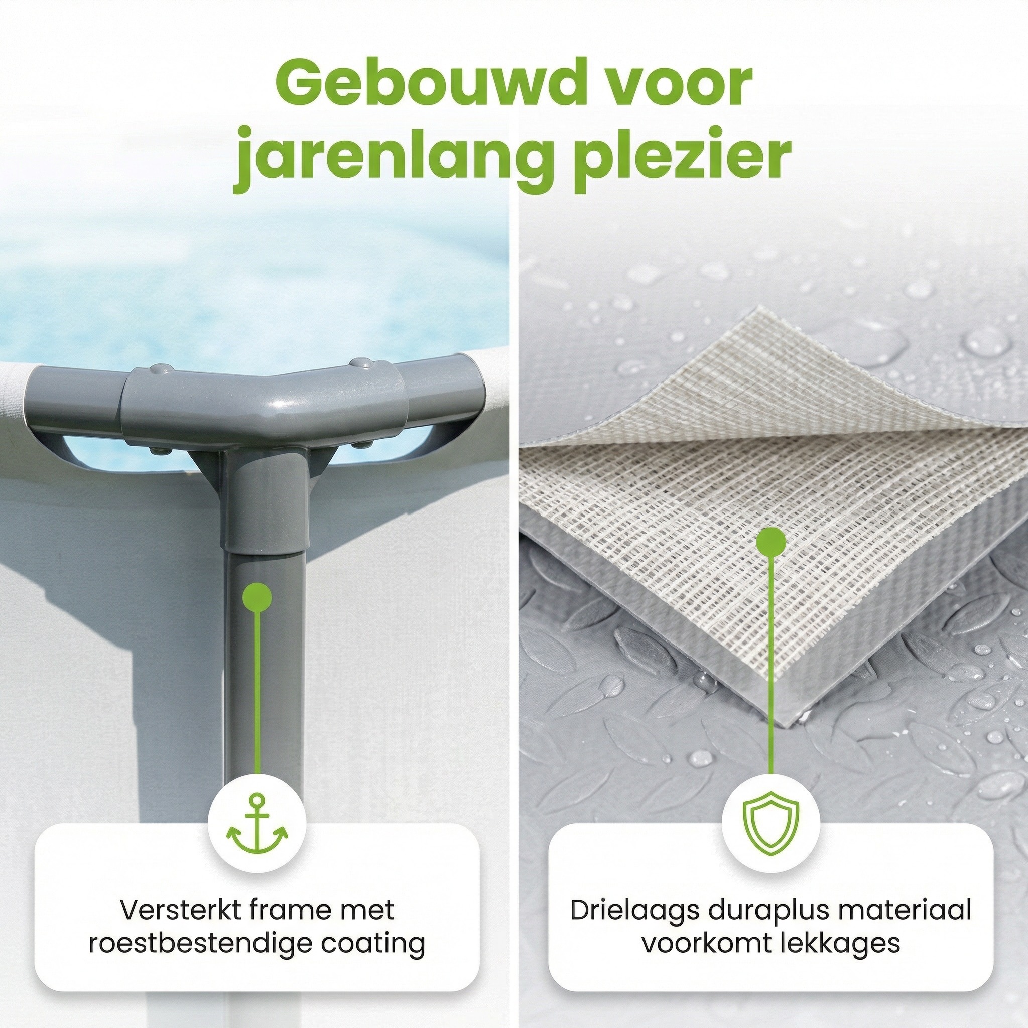Bestway steel pro max 305x76cm zwembad – 3-delig