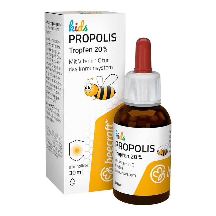 Beecraft Kids Propolis Bio Tropfen 20% plus Vitamin C , 30 ml