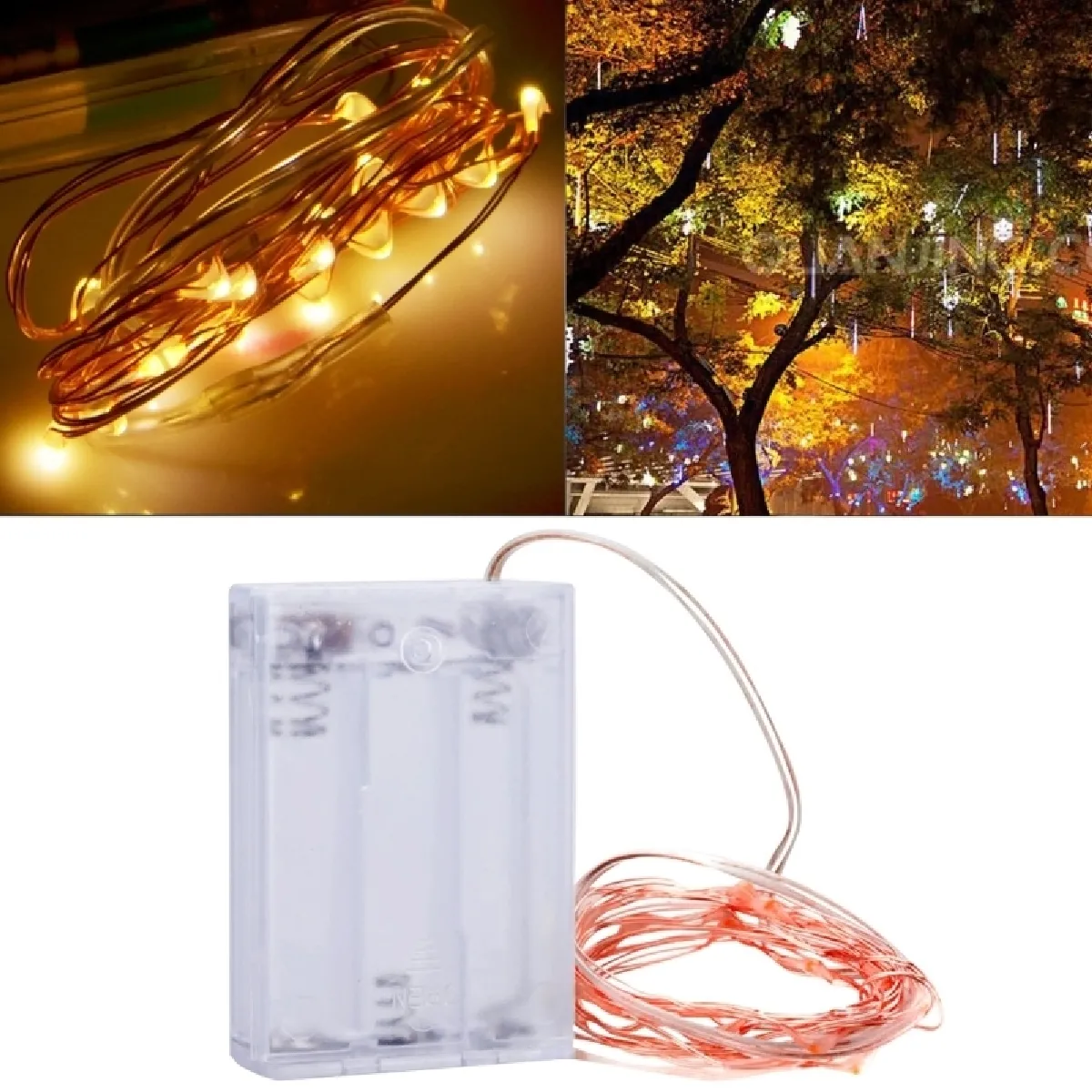 Wewoo Guirlande LED Fil de Cuivre - 2m