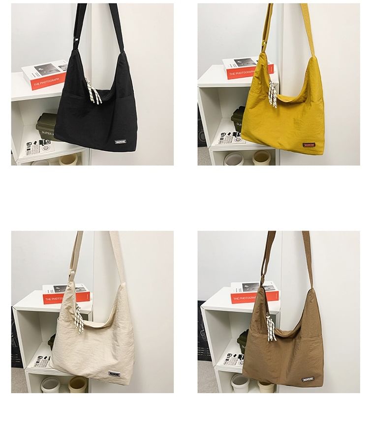 EAVALURE - Matching effen nylon crossbodytas voor koppels