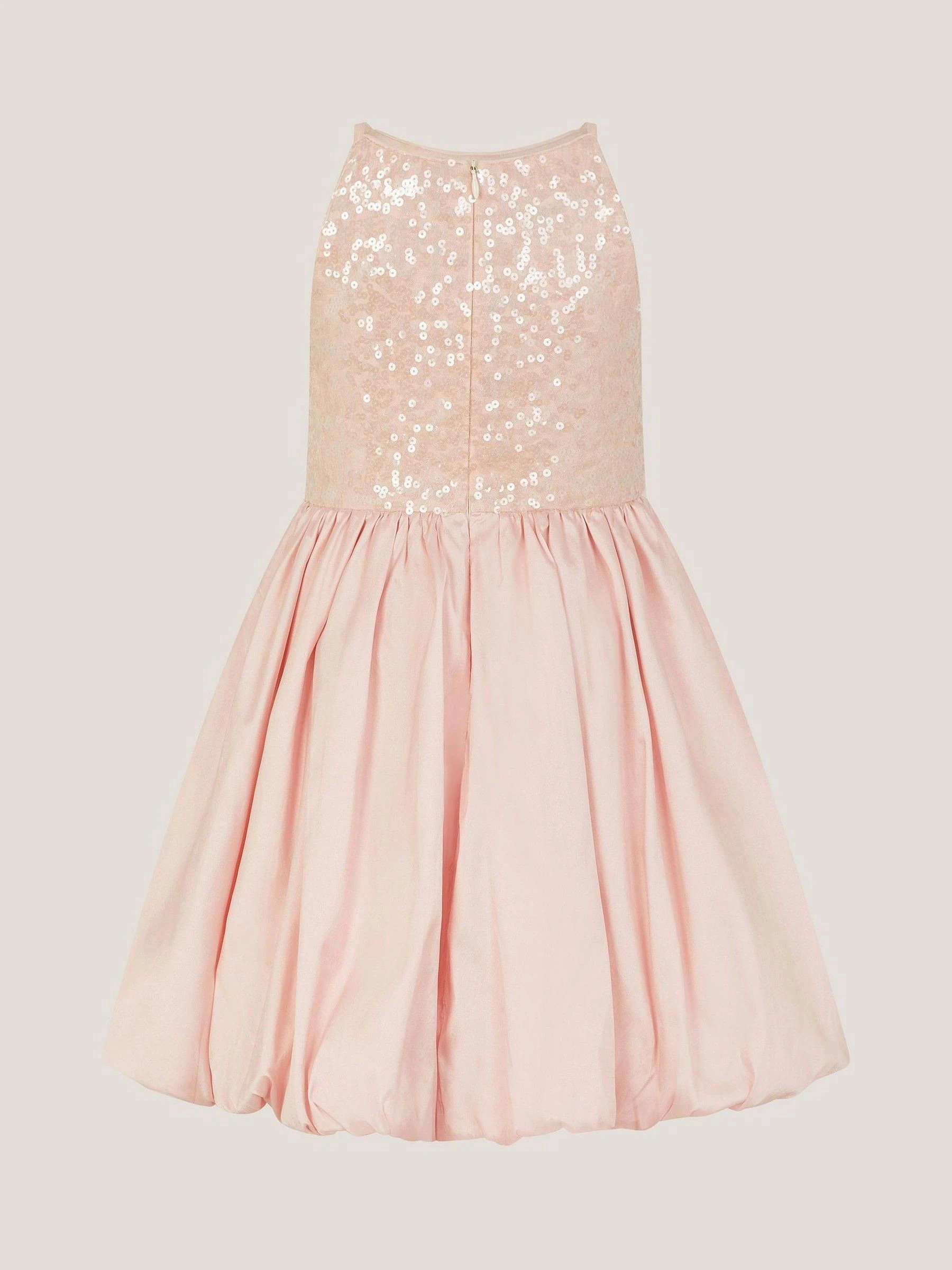 Monsoon Sequin Bubble Hem Party Dress