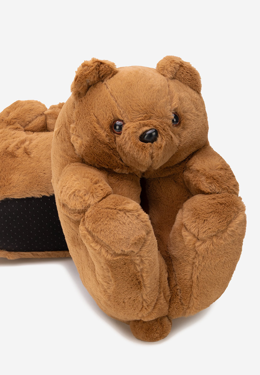 Pantoufles femme kaki Teddy
