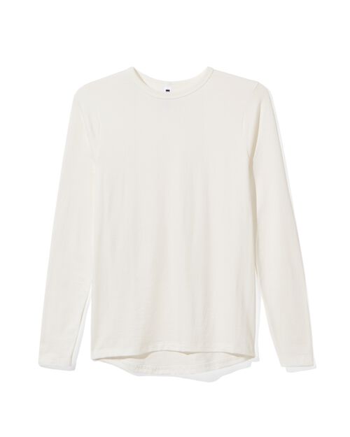 t-shirt thermique femme blanc