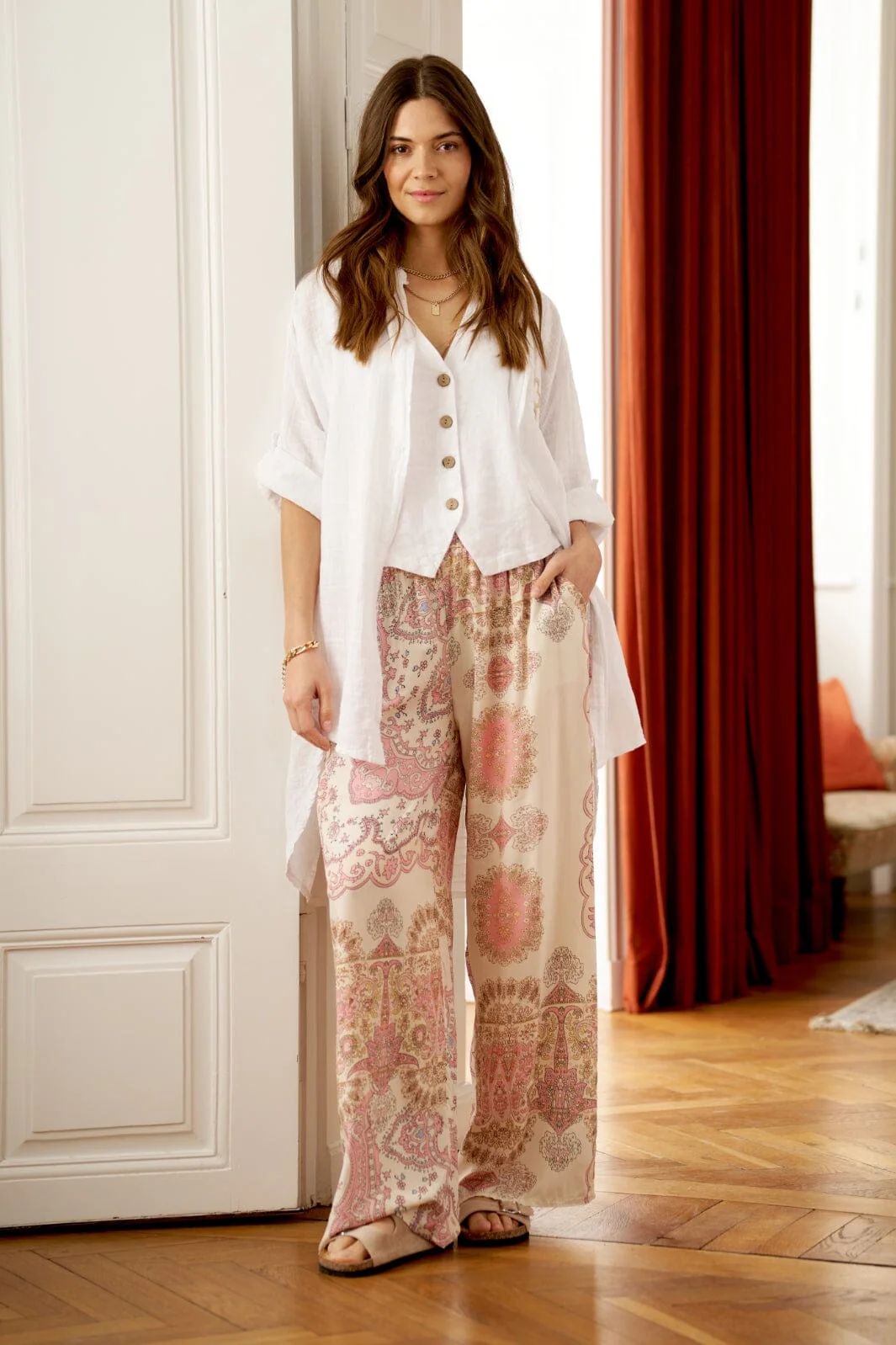 Marta Du Chateau Mdcgrethe Pant 308 rosa