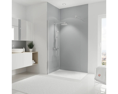 Douchewandpaneelset SCHULTE, lichtgrijs, 255 x 90 cm, D1900916 679