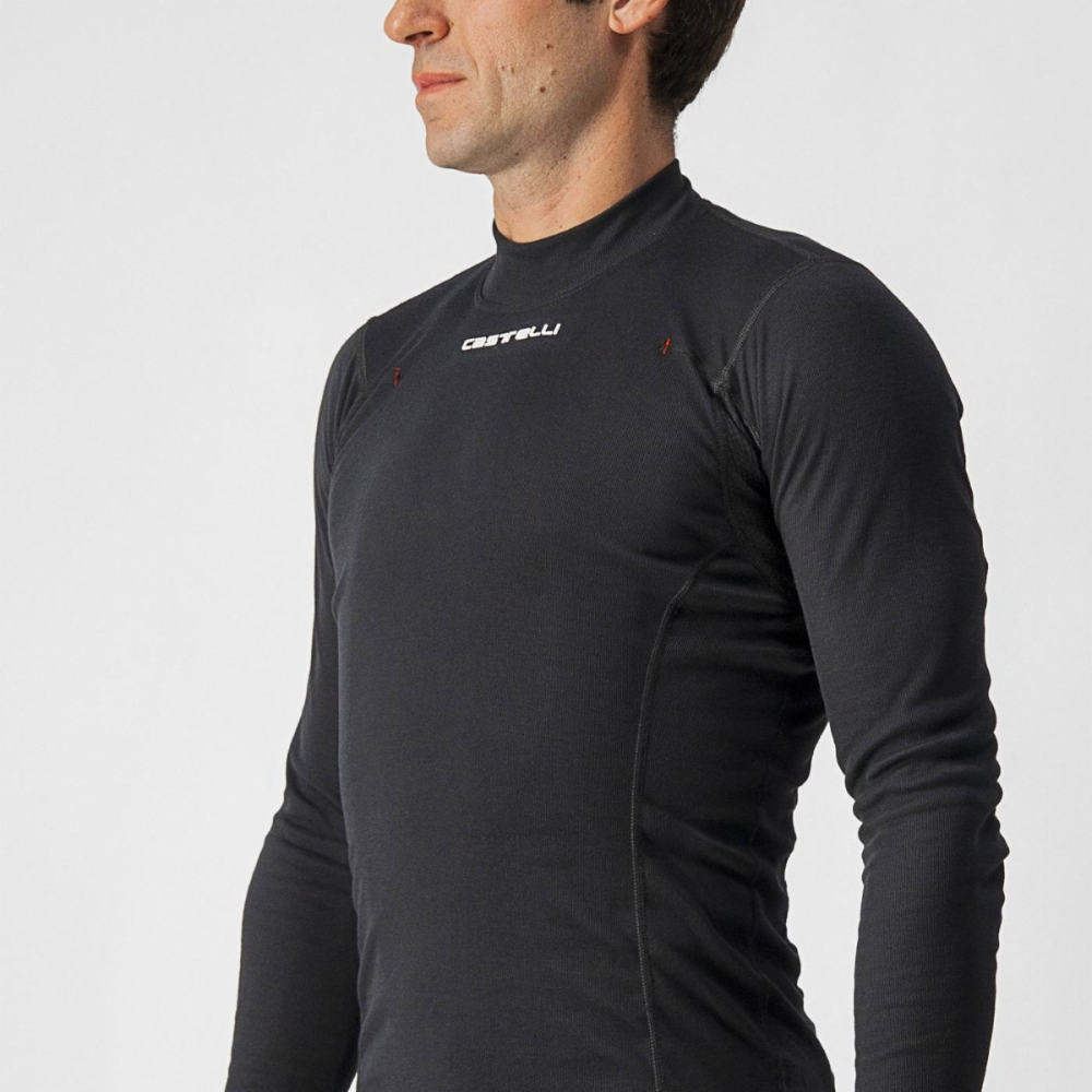 Castelli Flanders Warm langærmet baselayer sort herre