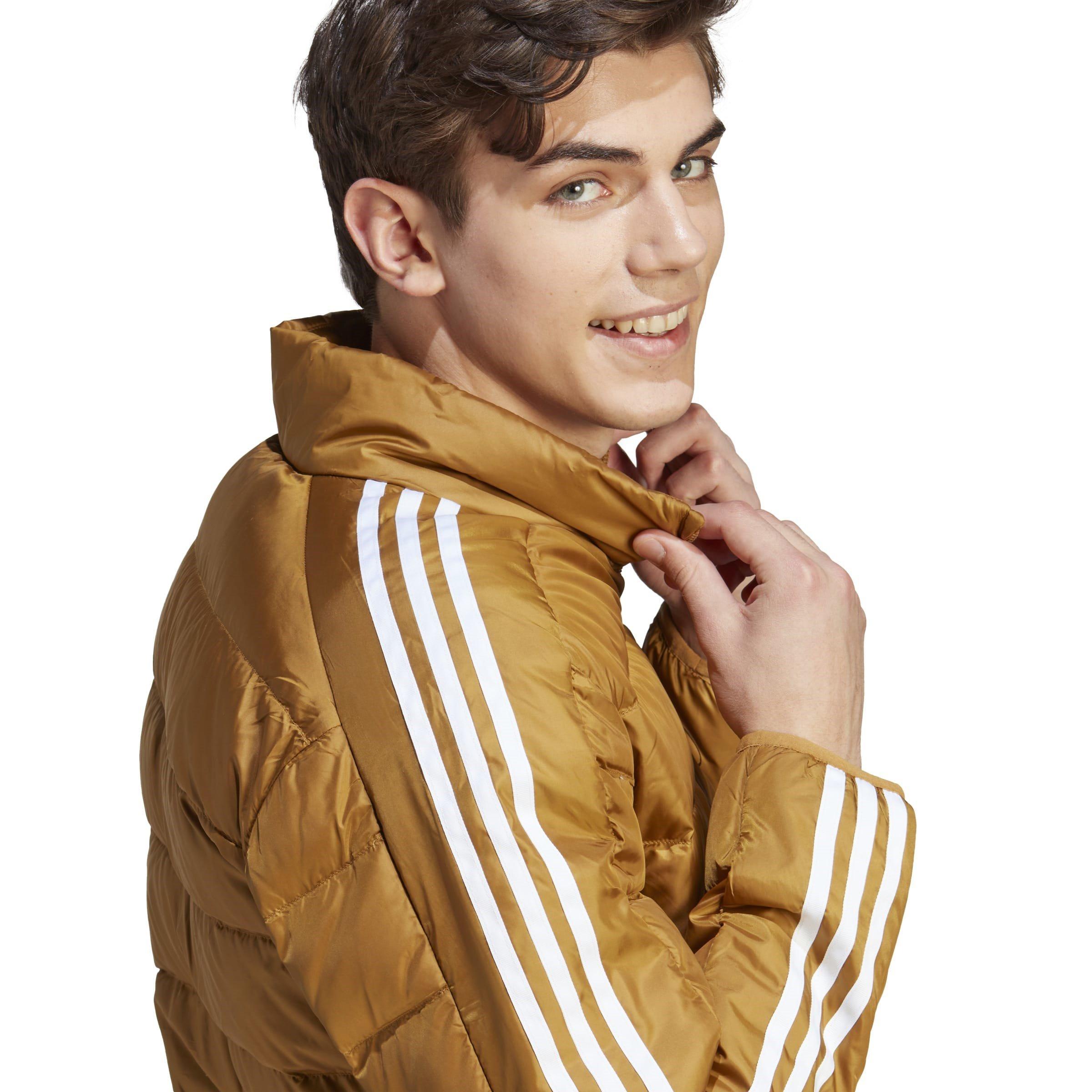 adidas Essentials 3 Stripes Light Down Jacket Mens