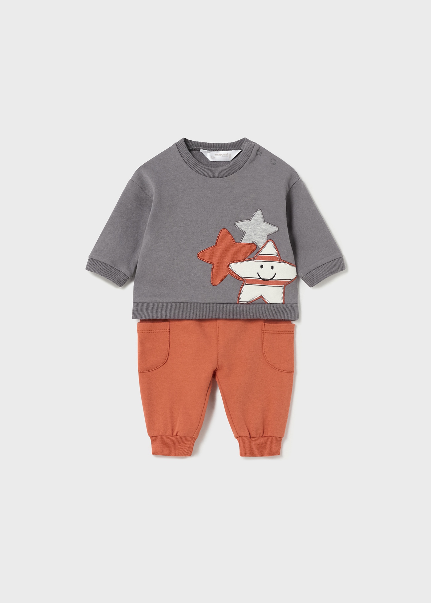 Conjunto de moletom Better Cotton de 4 peças para recém-nascidos