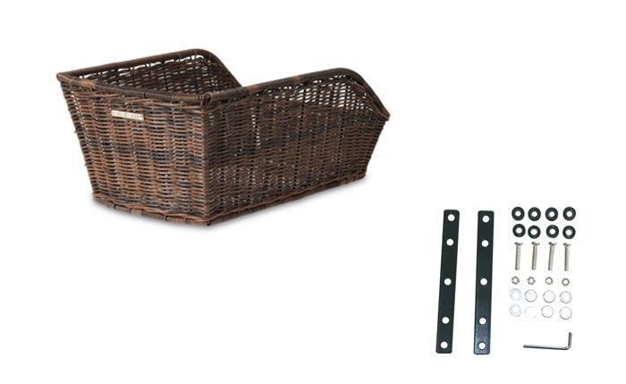 Basil Cento Rattan-Look Korb hinten naturbraun kaufen | Bike-Discount
