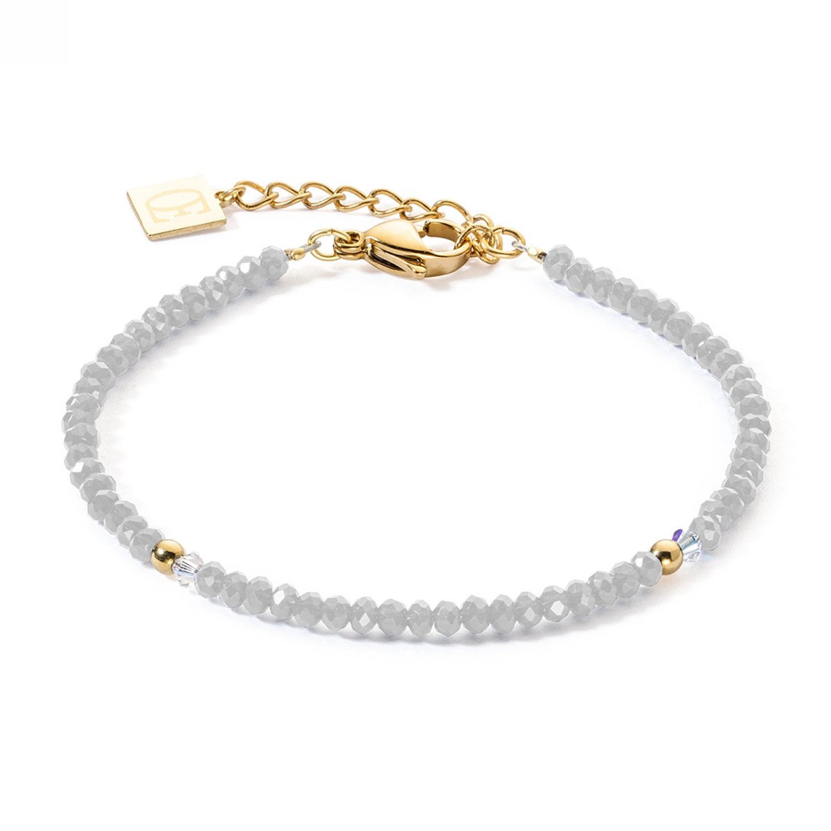 Bracelet Coeur de lion Little Twinkle doré et bleuglacé