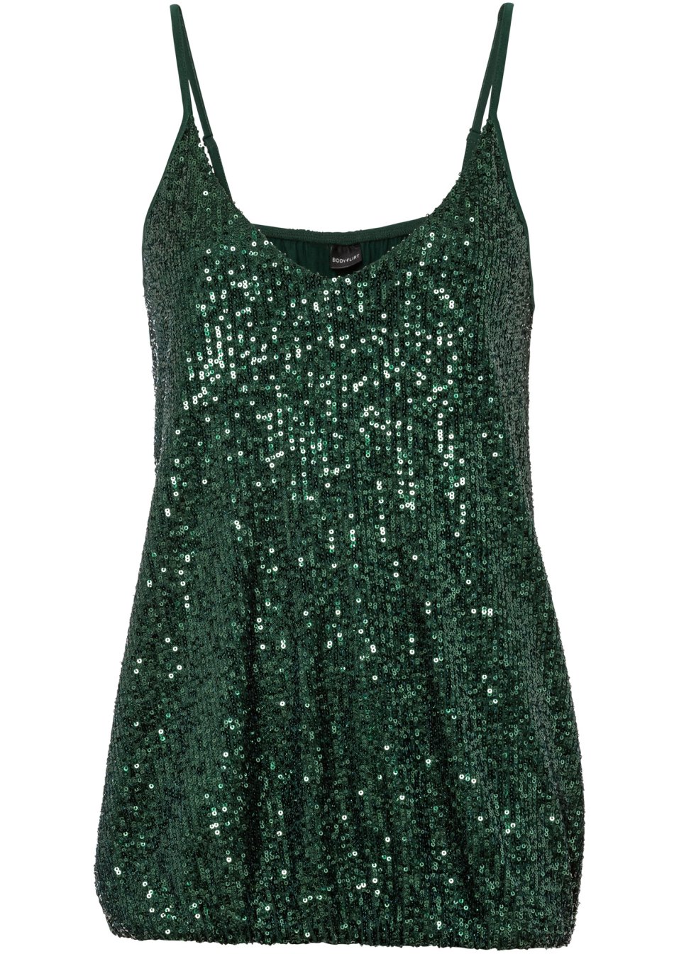 Top en jersey à paillettes