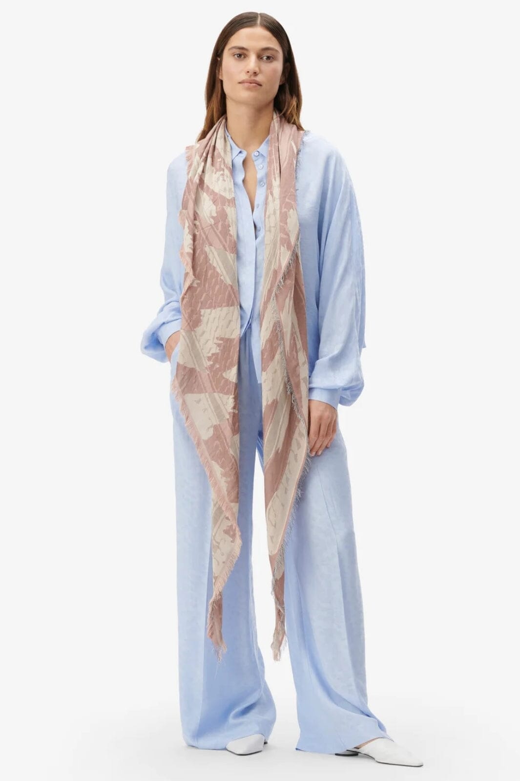 Lala Berlin Scarf Amalin light rhubarb