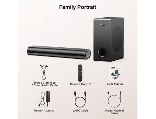 HIWILL - Barre de son a21 2.1 dolby atmos 200w noir