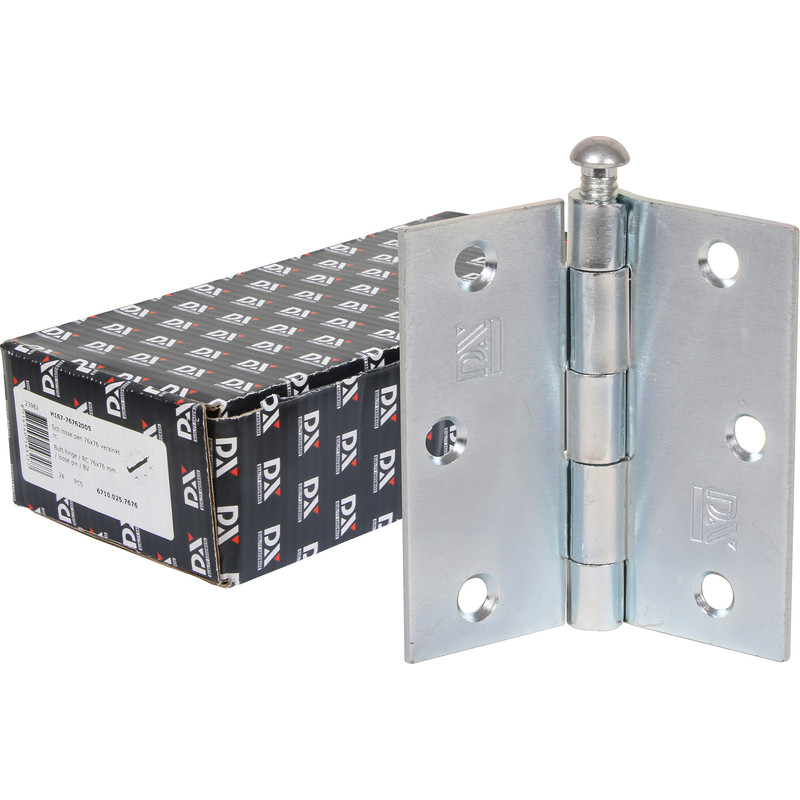 DX scharnier 76x76mm