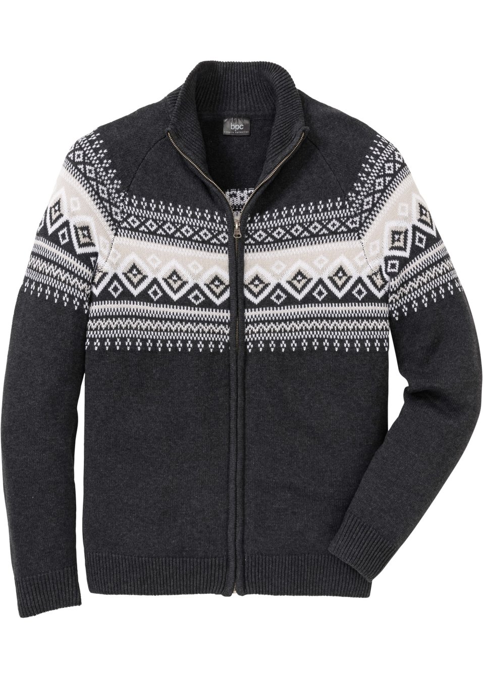Gilet en maille à motif norvégien