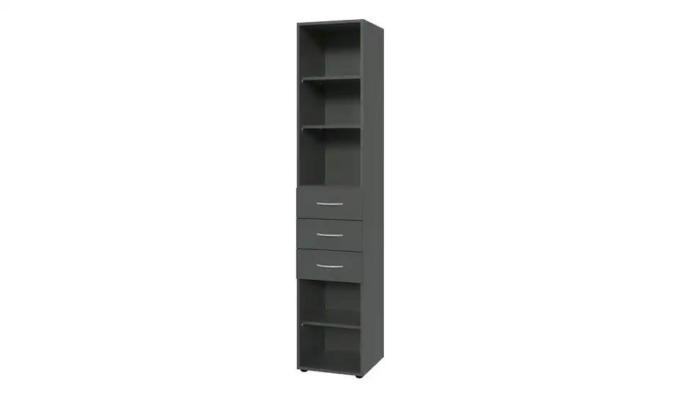 Regal Multischrank-System 30 cm 185 cm Graphit