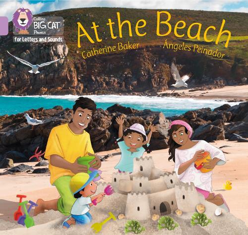 At the Beach: Band 00/Lilac - Collins Big Cat Phonics for Letters and Sounds (Paperback)