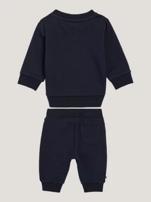 Conjunto de moletom e calça de moletom de duas peças