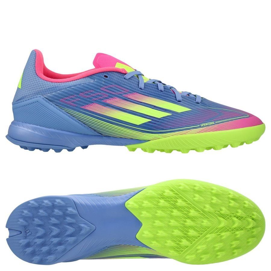 adidas F50 League TF Celestial Victory - Blue Fusion/Lucid Lemon/Lucid Pink
