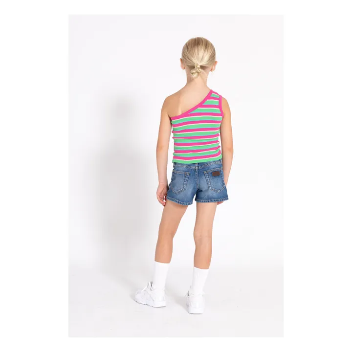 Finger in the nose Short Low Waist Eva | Denim