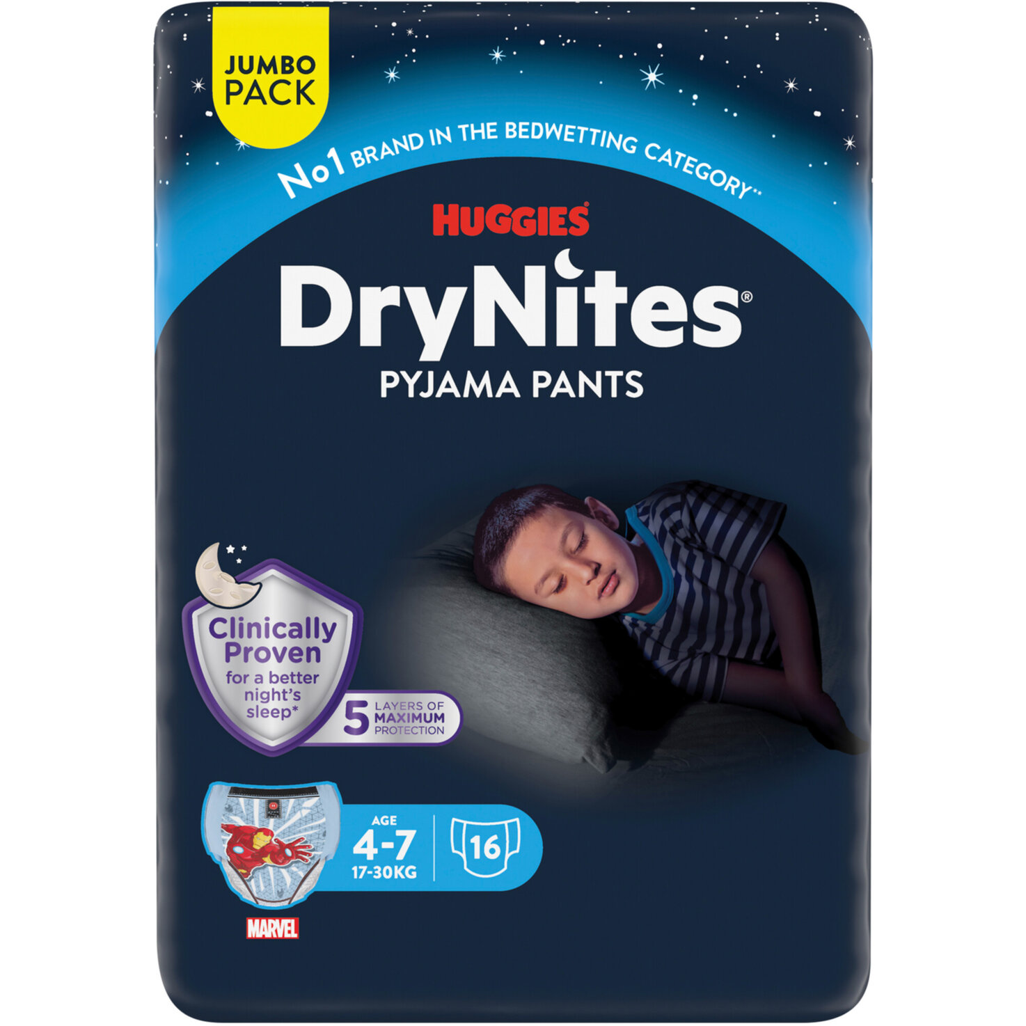 Huggies DryNites Boy 4-7