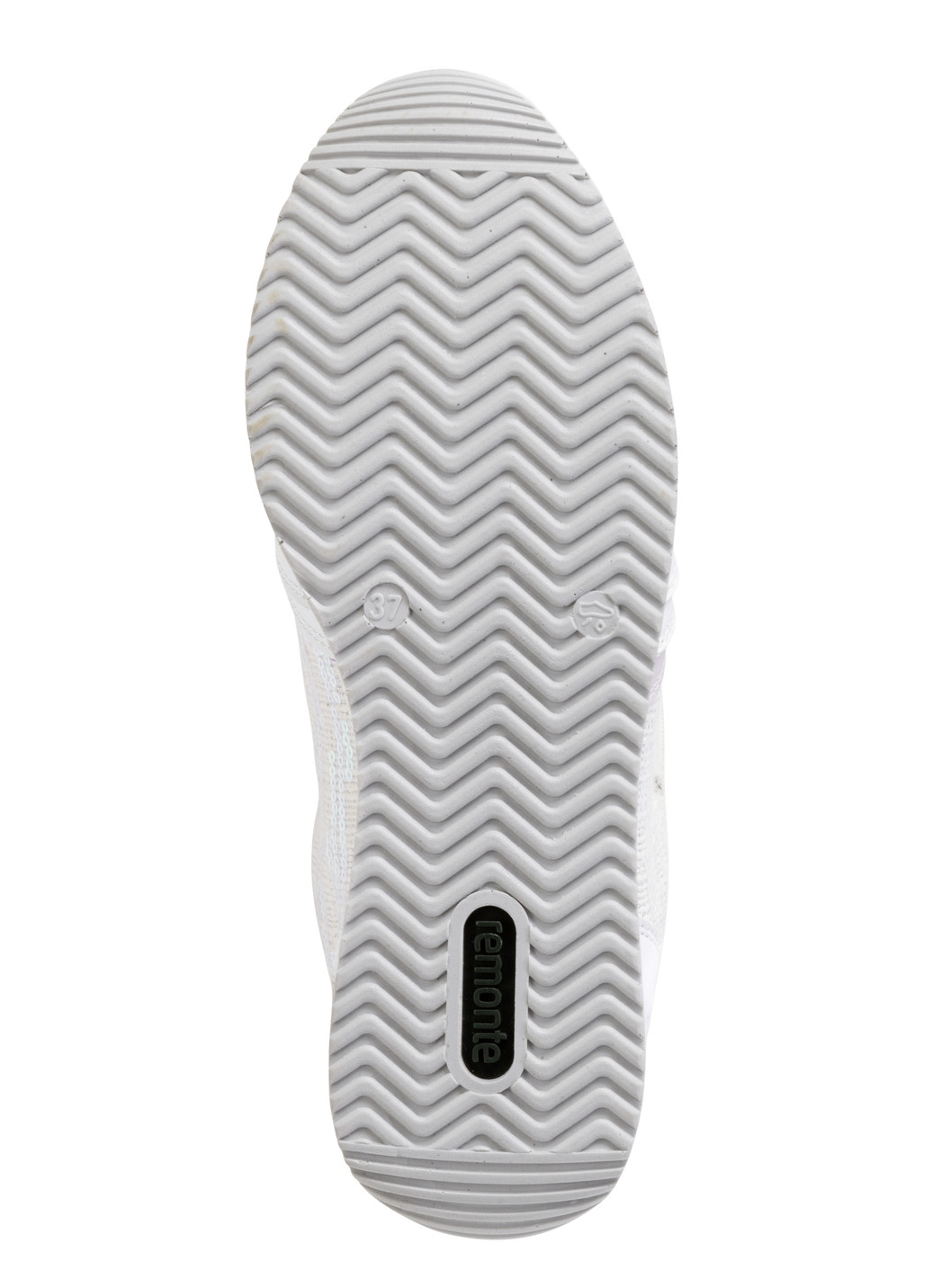 Sneaker in interessant geprägtem Materialmix
