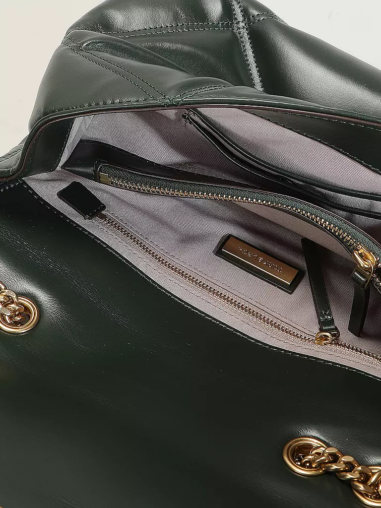 TORY BURCH Ledertasche - Umhängetasche KIRA DIAMOND grün