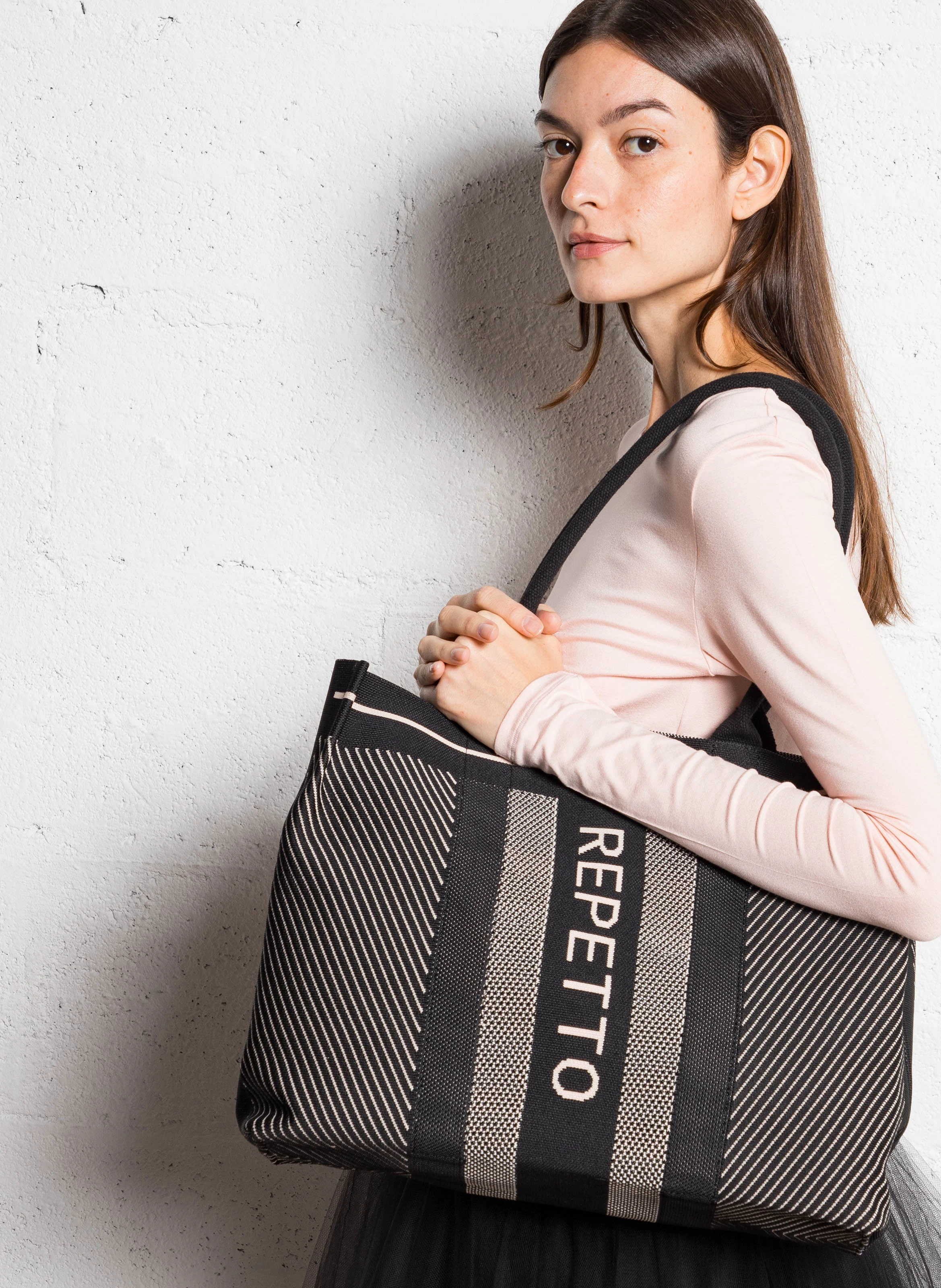 Sac cabas en maille | Noir
