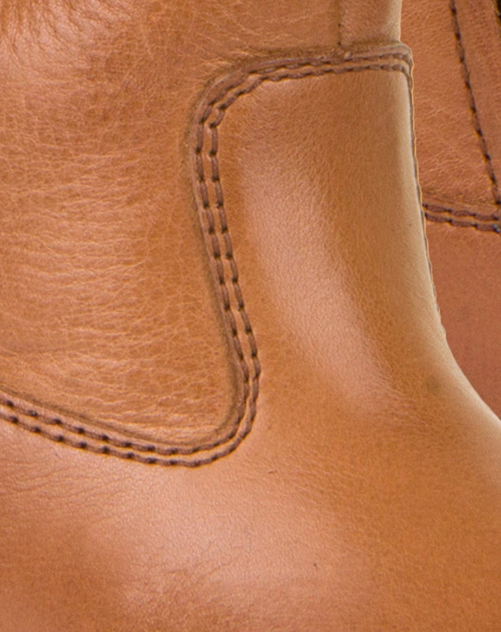Stiefel MAXINE BUCKLE gefüttert in cognac