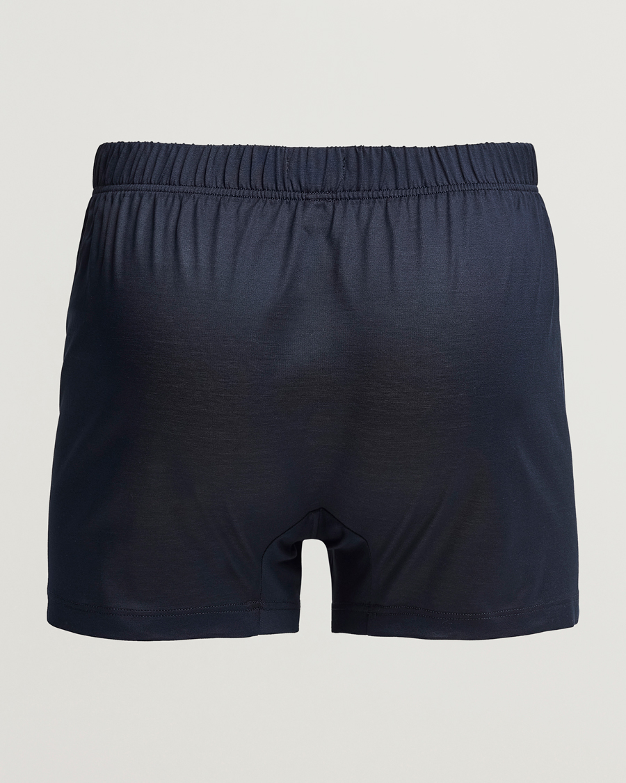 Bresciani Cotton Boxer Brief Navy