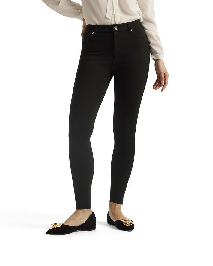 Ted Baker STRENTI skinny zip cuff ponti jegg Black