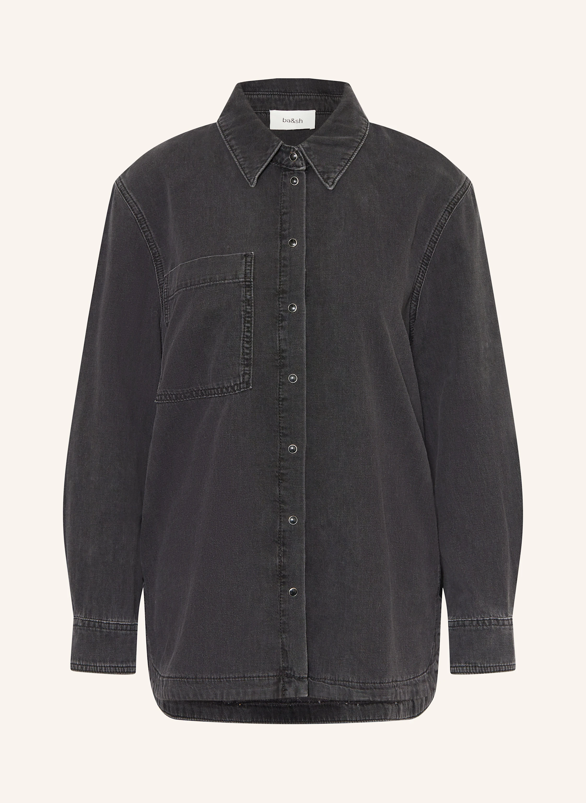 ba&sh Jeansbluse MAXA
