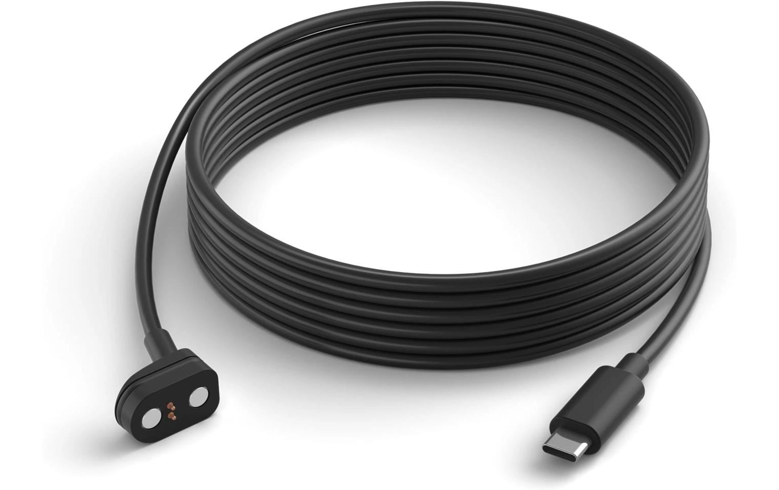 USB-C-Netzkabel, 3 m, SchwarzNetzkabel für Hue Secure Kamera