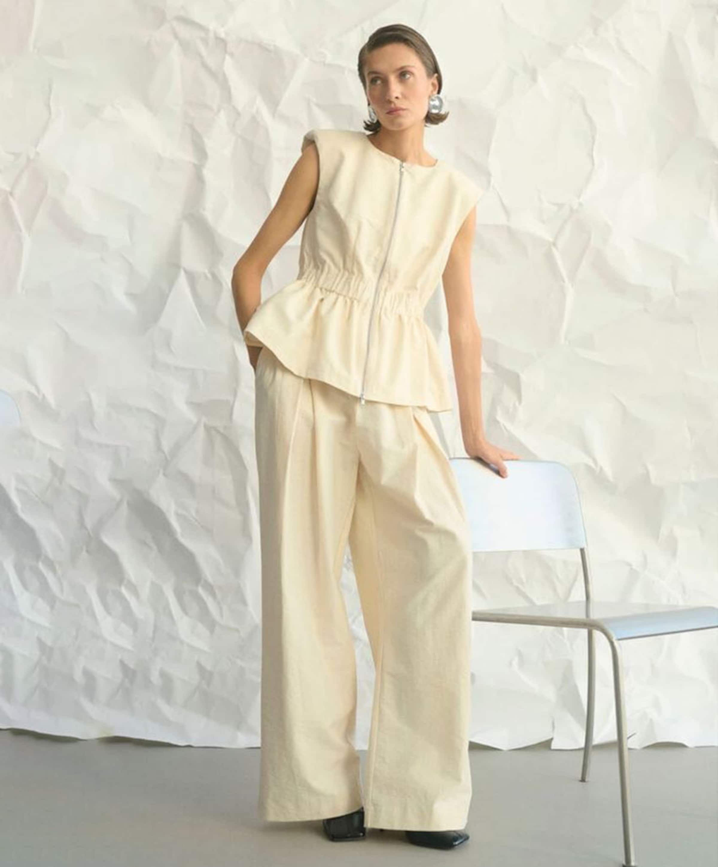 Karen By Simonsen KBEmery dames broek ecru