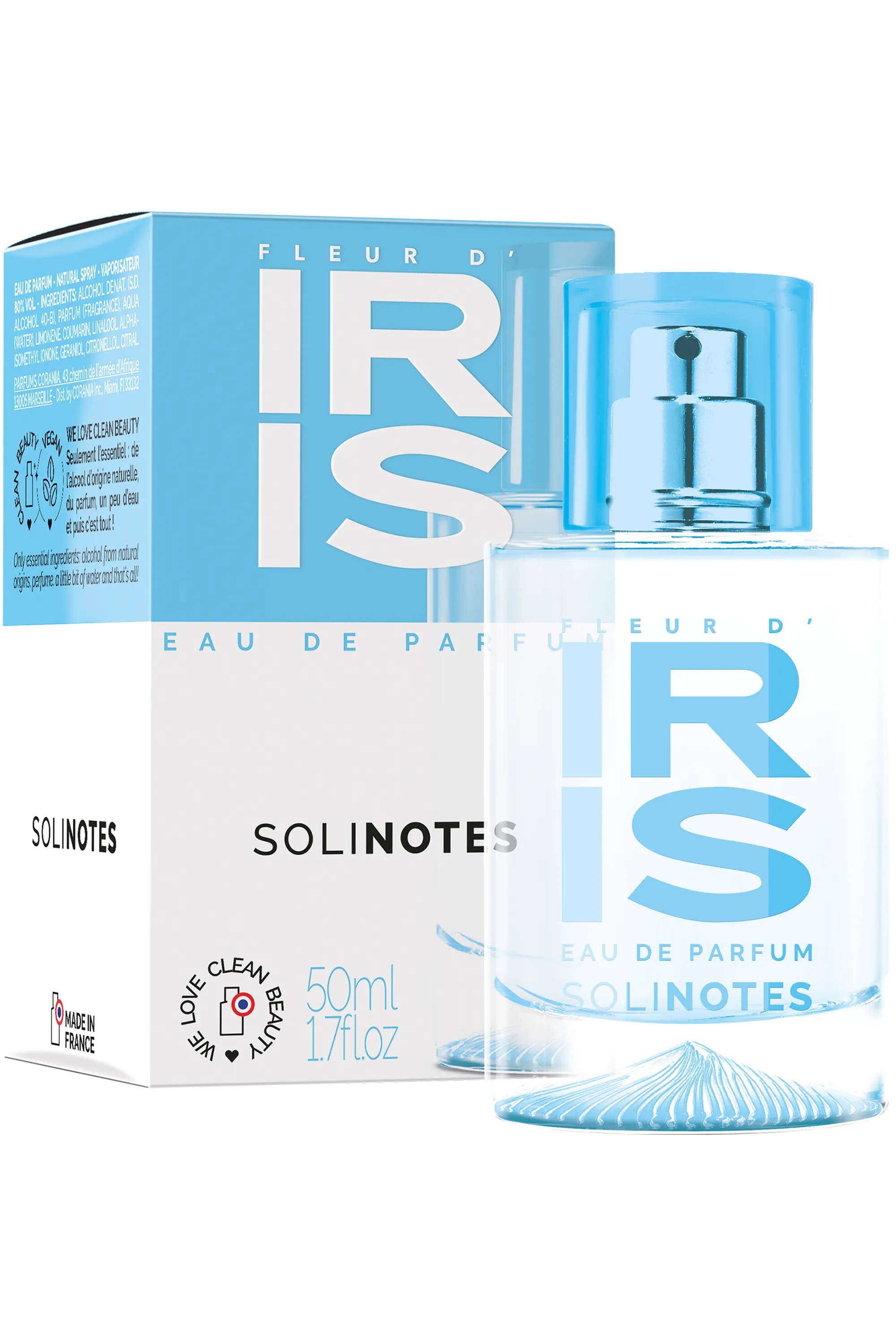 Solinotes Fleur d’Iris Eau de parfum-50 ml