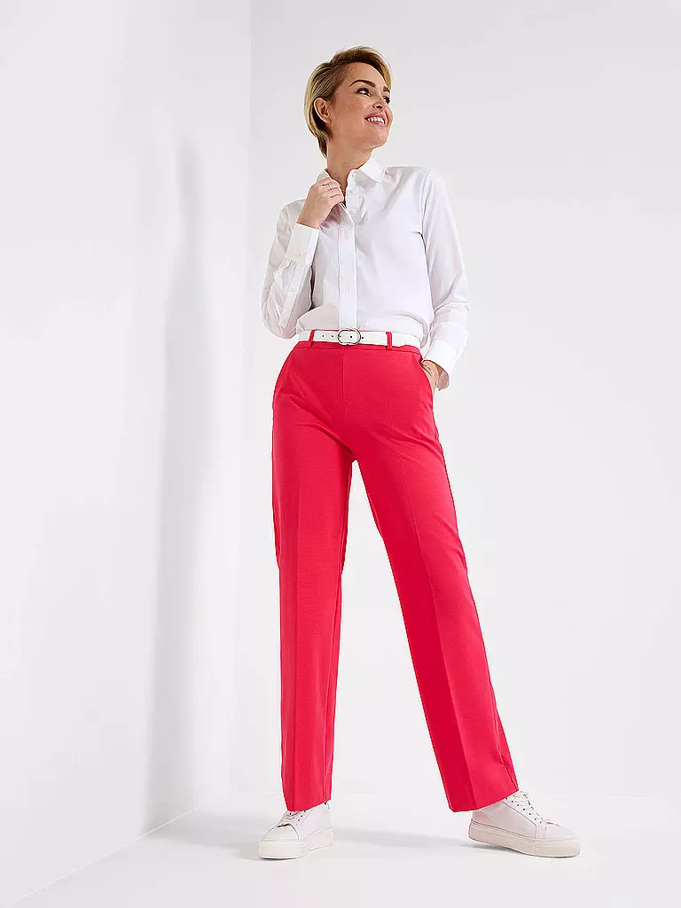 RAPHAELA BY BRAX High Waist Super Slim Fit Hose LILLYTH FLARED pink