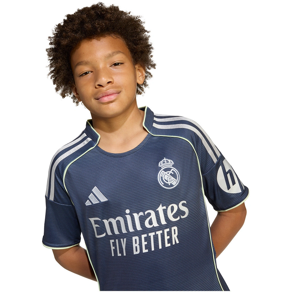 Camisola adidas Real Madrid Segundo Equipamento 2025-2026 Criança
