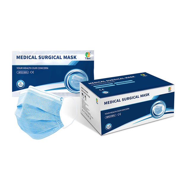 Mondkapjes wegwerp medisch IIR - 50 stuks