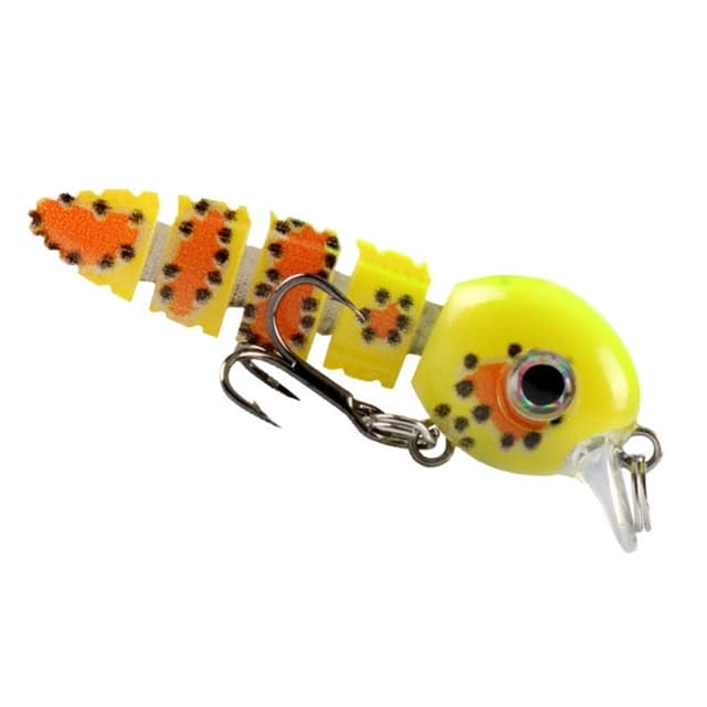5 fiskelokker naturtro Crankbait med opbevaringsboks