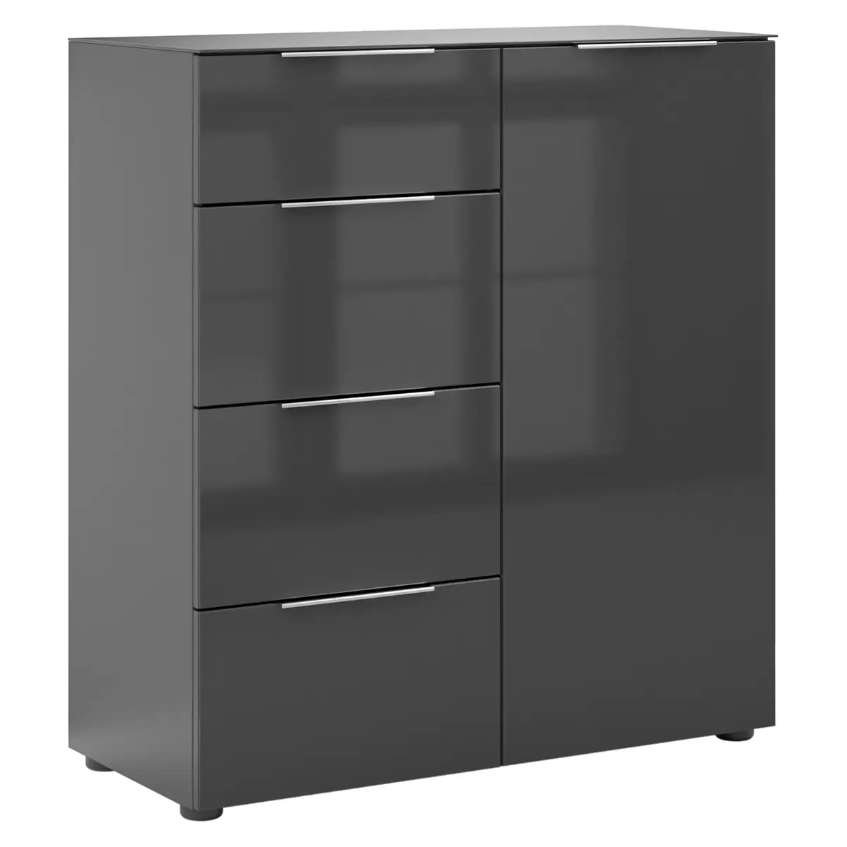 Kommode 4S1T Style Schwarz