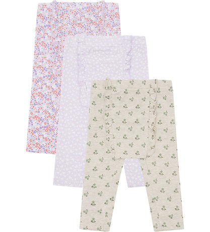 Hust and Claire Leggings - Liva - 3er-Pack - Wheat Melange